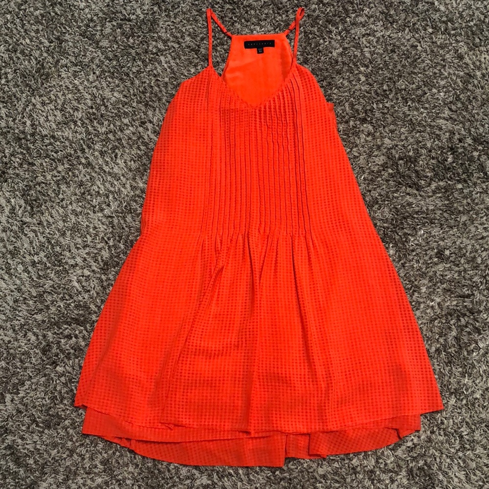 Sanctuary dress in coral/orange size Xs